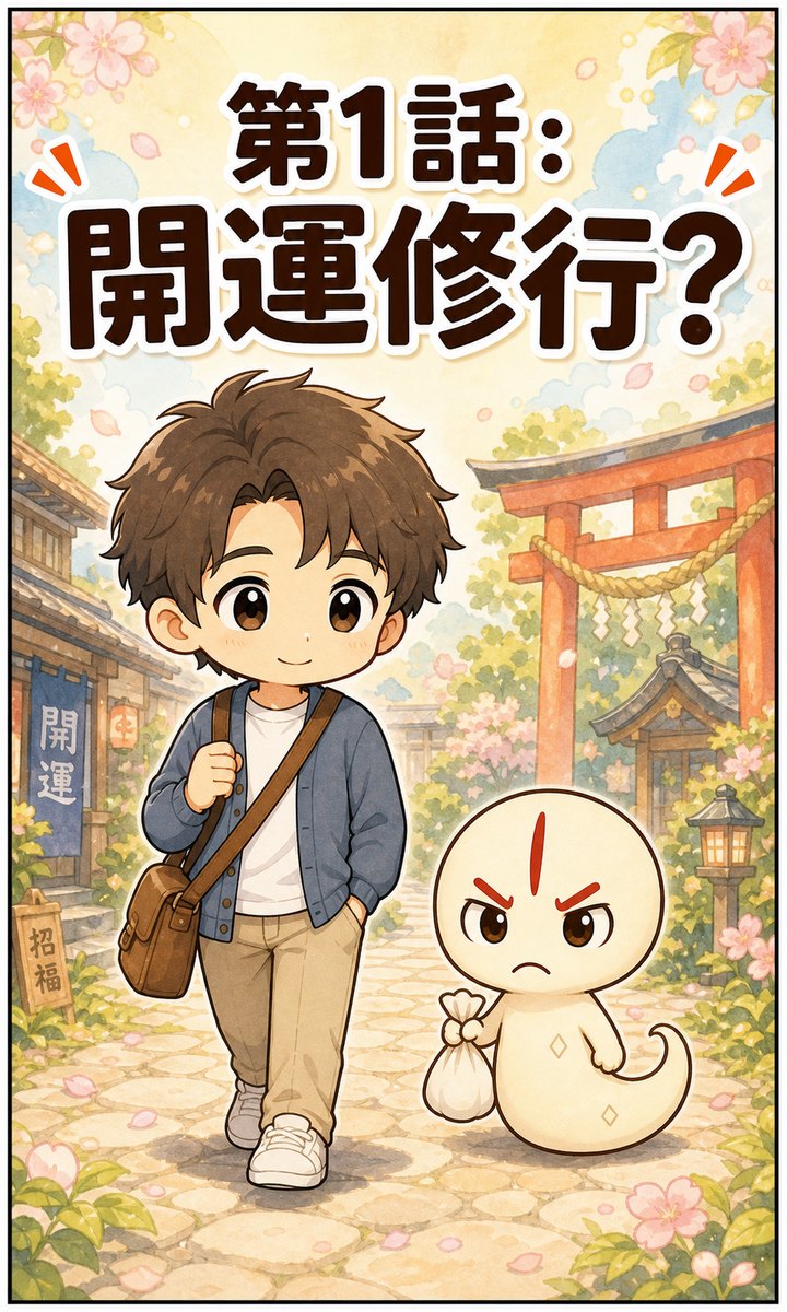 第1話「開運修行？」の表紙