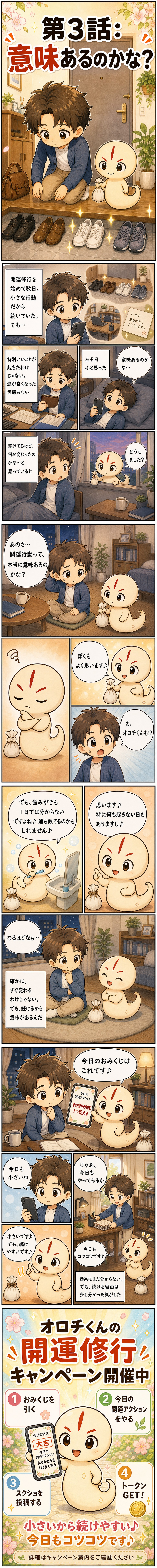 オロチくん漫画 第3話 意味あるのかな？