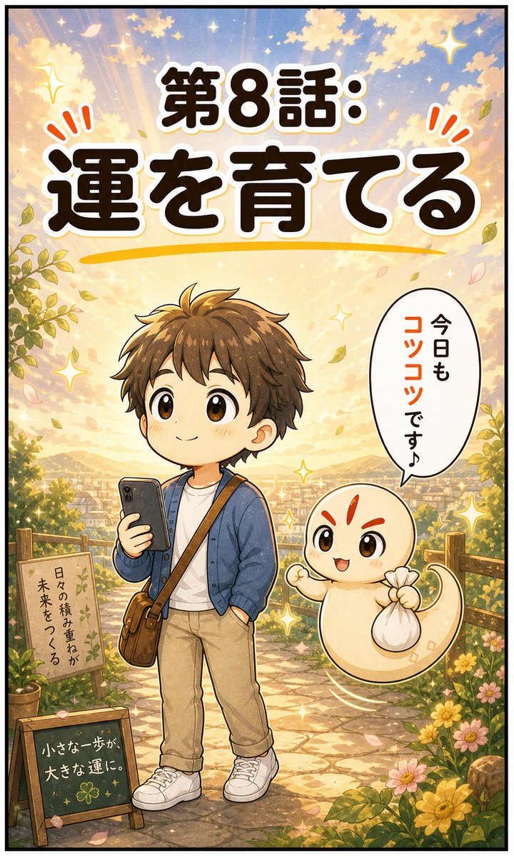 第8話「運を育てる」の表紙